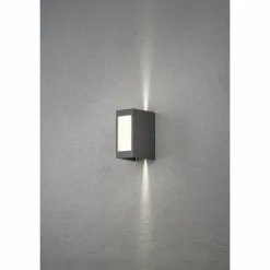 Luminaires Konstsmide Applique murale Konstsmide Cremona LED Anthracite, 2 lumières