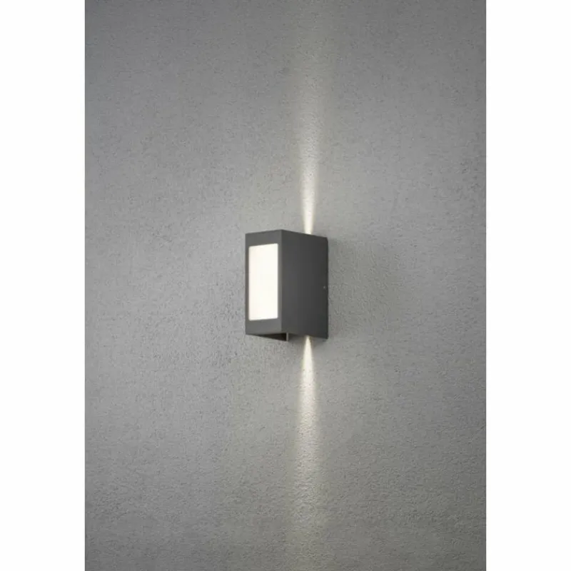 Luminaires Konstsmide Applique murale Konstsmide Cremona LED Anthracite, 2 lumières