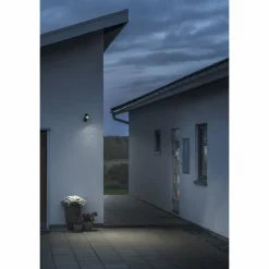 Luminaires Konstsmide Applique murale Konstsmide Prato LED Noir, 2 lumières, Détecteur de mouvement