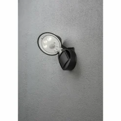 Luminaires Konstsmide Applique murale Konstsmide Prato LED Noir, 1 lumière, Détecteur de mouvement