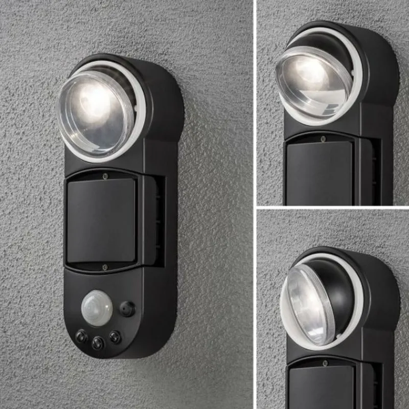 Luminaires Konstsmide Applique murale Konstsmide Prato LED Blanc, 1 lumière, Détecteur de mouvement