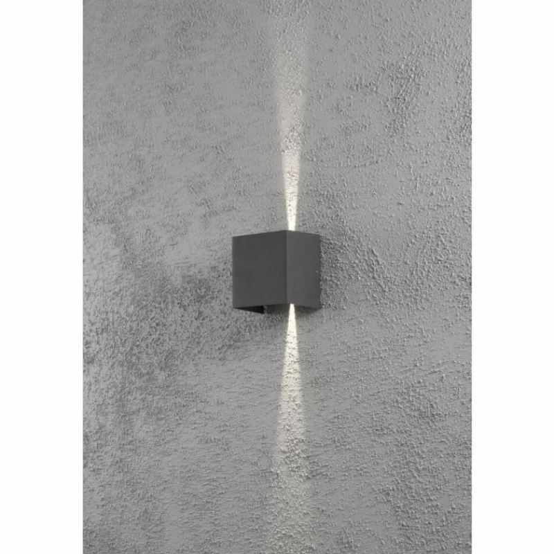 Luminaires Konstsmide Applique murale Konstsmide Cremona LED Anthracite, 2 lumières