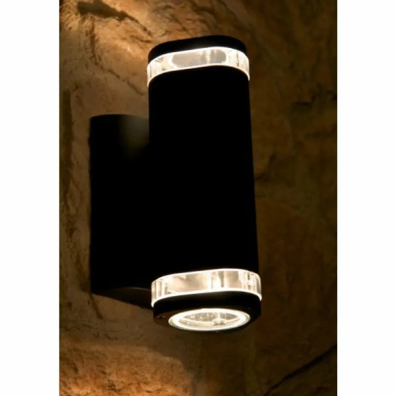 Luminaires Konstsmide Applique murale Konstsmide Noir, 2 lumières