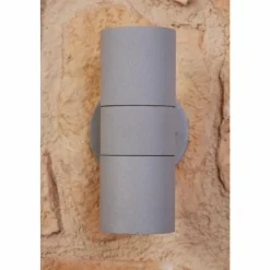 Luminaires Konstsmide Applique murale Konstsmide MODENA Gris, 2 lumières
