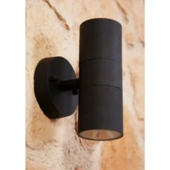 hofstein Applique murale Konstsmide MODENA Noir, 2 lumières