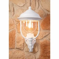 Luminaires Konstsmide Applique murale Konstsmide PARMA Transparent, 1 lumière, Détecteur de mouvement