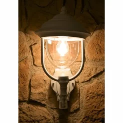 Luminaires Konstsmide Applique murale Konstsmide PARMA Transparent, 1 lumière, Détecteur de mouvement