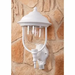 Luminaires Konstsmide Applique murale Konstsmide PARMA Transparent, 1 lumière, Détecteur de mouvement