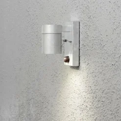 Luminaires Konstsmide Applique murale Konstsmide Modena Zingué, 1 lumière, Détecteur de mouvement