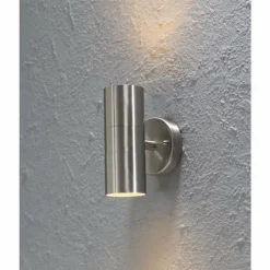 Luminaires Konstsmide Applique murale Konstsmide Modena Acier inoxydable, 2 lumières