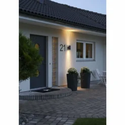 Luminaires Konstsmide Applique murale Konstsmide Modena Noir, 2 lumières