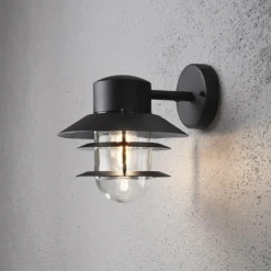 Luminaires Konstsmide Applique murale Konstsmide Modena Noir, 1 lumière