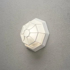 Luminaires Konstsmide Applique murale Konstsmide Moranello Blanc, 1 lumière