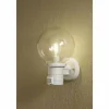 Luminaires Konstsmide Applique murale Konstsmide Nemi Blanc, 1 lumière, Détecteur de mouvement