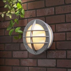 Luminaires Konstsmide Applique murale Konstsmide Oden Argenté, 1 lumière