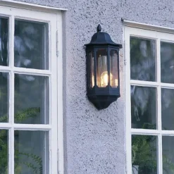 Luminaires Konstsmide Applique murale Konstsmide Pallas Noir, 1 lumière