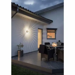 Luminaires Konstsmide Applique murale Konstsmide Monza LED Aluminium, 1 lumière