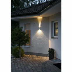 Luminaires Konstsmide Applique murale Konstsmide Imola LED Gris, 2 lumières