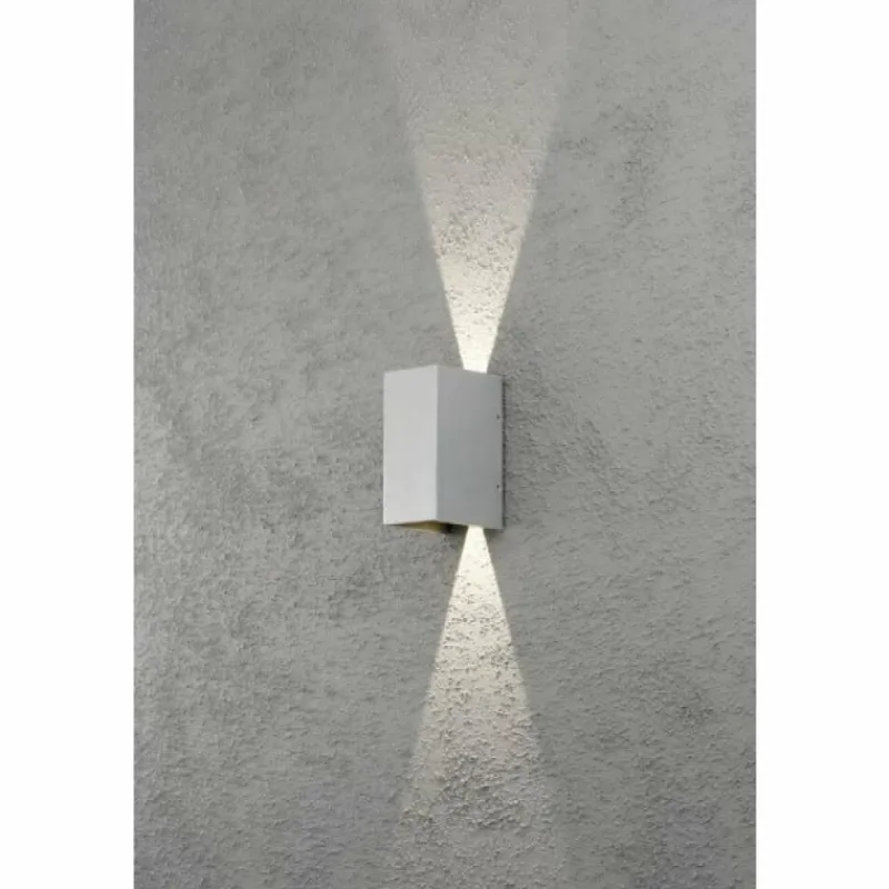 Luminaires Konstsmide Applique murale Konstsmide Cremona LED Gris, 2 lumières