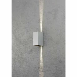 Luminaires Konstsmide Applique murale Konstsmide Cremona LED Gris, 2 lumières