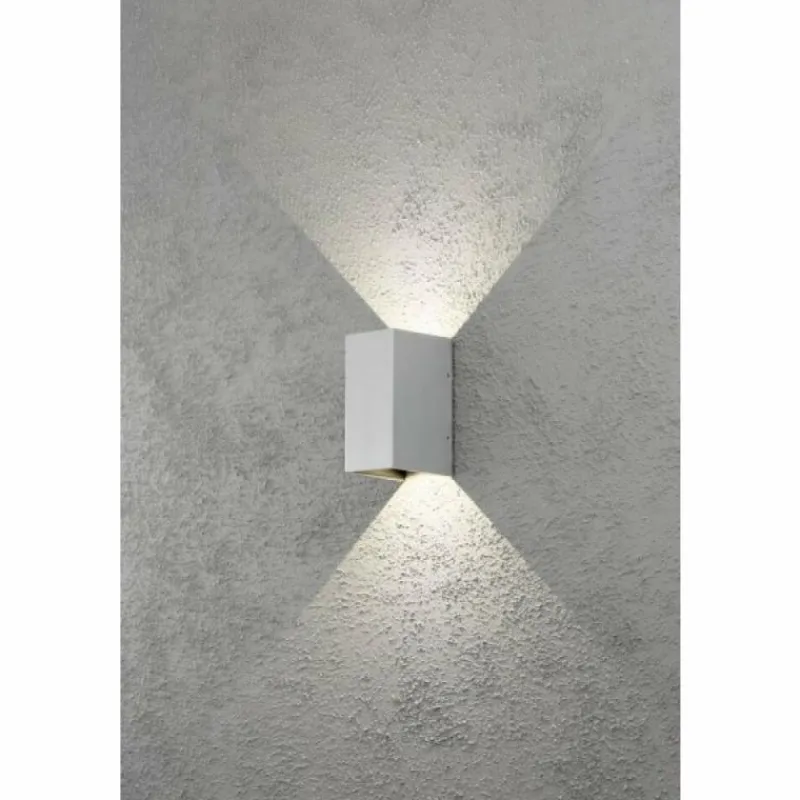 Luminaires Konstsmide Applique murale Konstsmide Cremona LED Gris, 2 lumières