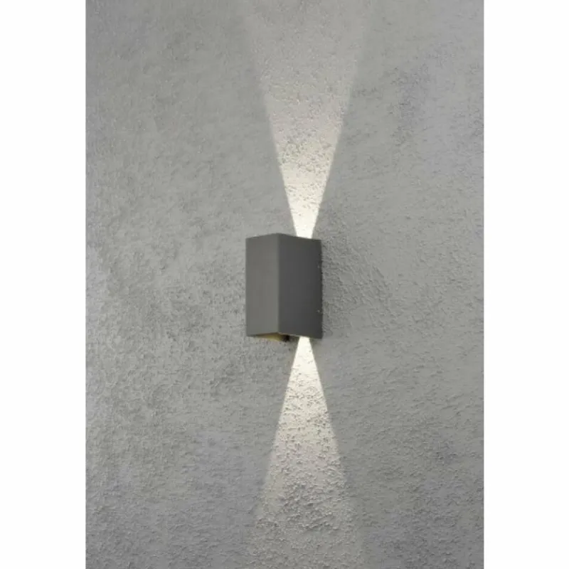 Luminaires Konstsmide Applique murale Konstsmide Cremona LED Anthracite, 2 lumières