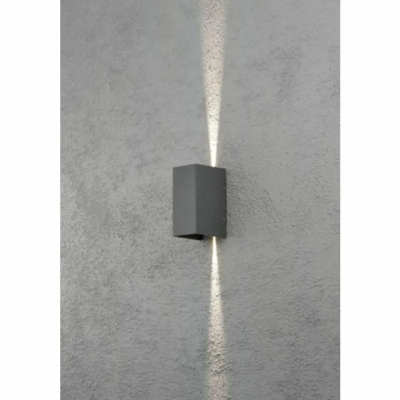 Luminaires Konstsmide Applique murale Konstsmide Cremona LED Anthracite, 2 lumières