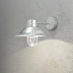 Luminaires Konstsmide Applique murale Konstsmide Vega LED Zingué, 1 lumière