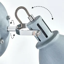 hofstein Applique murale Koppom Bleu, Gris, 1 lumière* Appliques