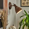 Lampes Industrielles-hofstein Applique murale Koppom Rouille, 1 lumière