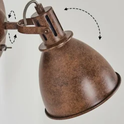 Lampes Industrielles-hofstein Applique murale Koppom Rouille, 1 lumière