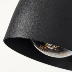 Luminaires Scandinaves-hofstein Applique murale Kouek Écru, Noir, 1 lumière