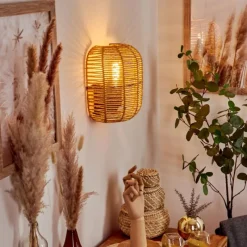 Luminaires Scandinaves-hofstein Applique murale Krens Noir, 1 lumière