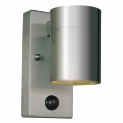 KS Verlichting Applique murale Downlighter Acier inoxydable, 1 lumière, Détecteur de mouvement