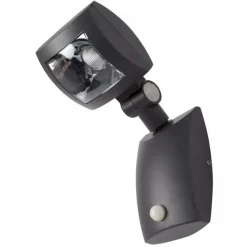 Luminaires Rustiques-KS Verlichting Applique murale Inspector LED Noir, 1 lumière, Détecteur de mouvement