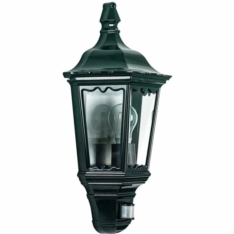 Luminaires Rustiques-KS Verlichting Applique murale Ancona Vert, 1 lumière, Détecteur de mouvement