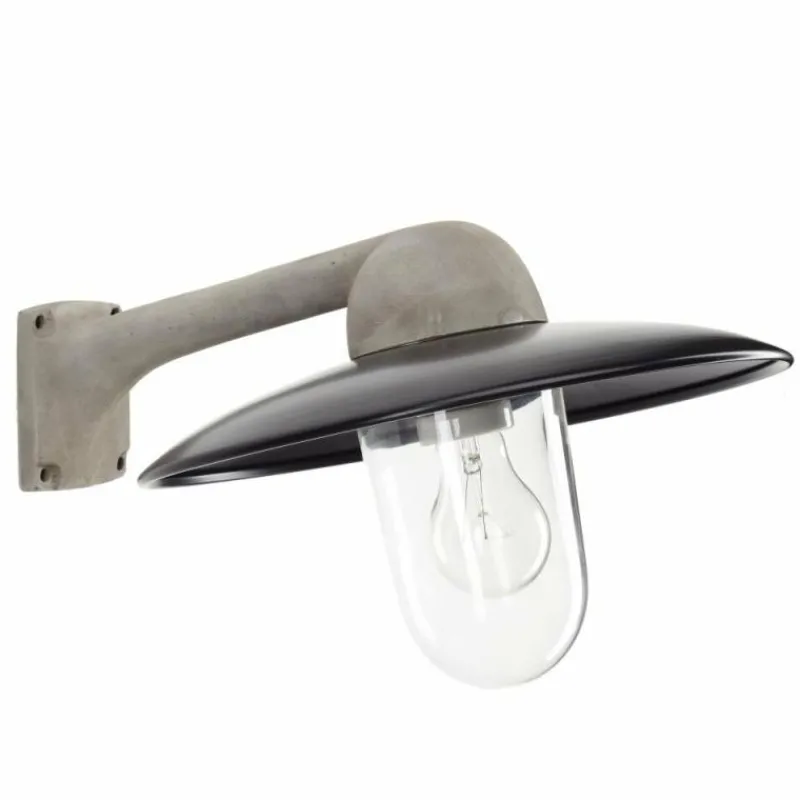 KS Verlichting Applique murale Fabrique Aluminium, Noir, 1 lumière