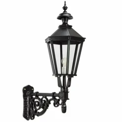 Luminaires Rustiques-KS Verlichting Applique murale Lisse Noir, 1 lumière