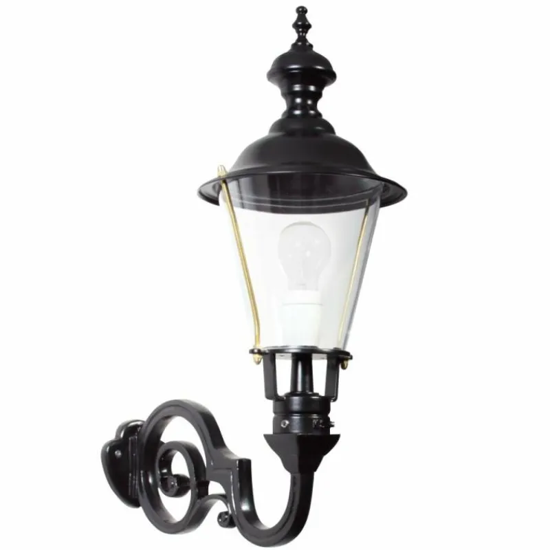 KS Verlichting Applique murale Amstel Noir, 1 lumière