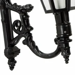 Luminaires Rustiques-KS Verlichting Applique murale Diana Noir, 1 lumière