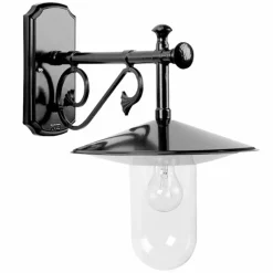 KS Verlichting Applique murale Louvre Noir, 1 lumière