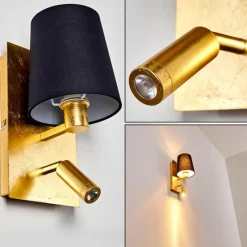 Lampes En Tissu-hofstein Applique murale Kublis Or, 2 lumières