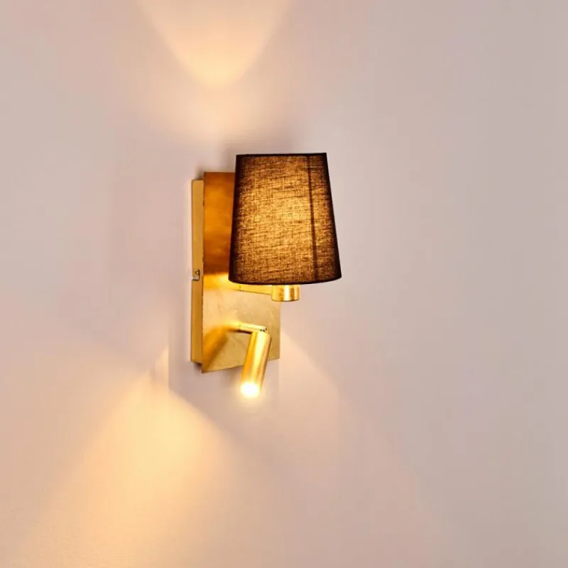 Lampes En Tissu-hofstein Applique murale Kublis Or, 2 lumières