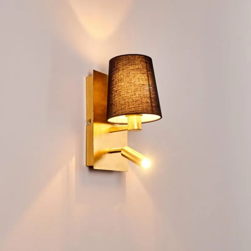 Lampes En Tissu-hofstein Applique murale Kublis Or, 2 lumières