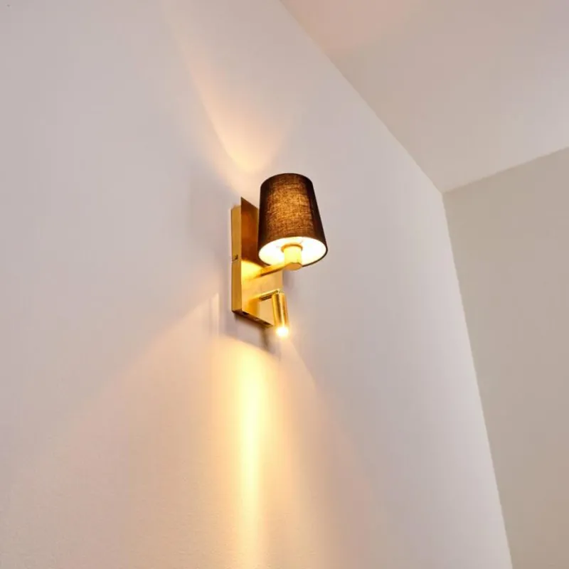 Lampes En Tissu-hofstein Applique murale Kublis Or, 2 lumières