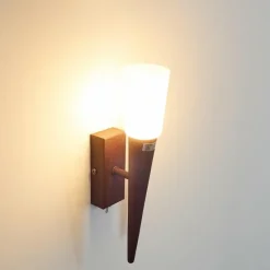 hofstein Applique murale Kundi Rouille, 1 lumière