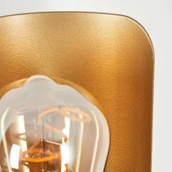 Lampes Vintages & Rétros-hofstein Applique murale Labansiek Laiton, Noir, 1 lumière