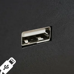 Luminaires Scandinaves-hofstein Applique murale Lafinur Brun, Couleur bois, Noir, 1 lumière