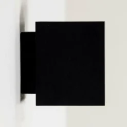 Lampe Turque-hofstein Applique murale Laforsen Noir doré, 1 lumière