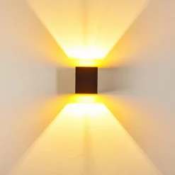 Lampe Turque-hofstein Applique murale Laforsen Or, Noir, 1 lumière